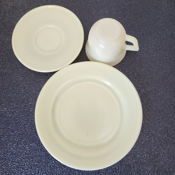 1930s Hazel Atlas 20th Century Little Hostess Pastel Tea Placesetting child cup - Picture 6 of 10